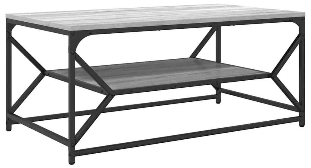vidaXL Τραπεζάκι σαλονιού Γκρι sonoma 90 x 50 x 40 cm