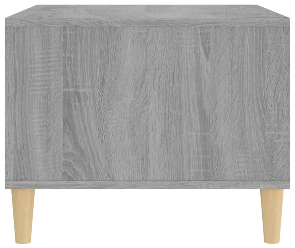 vidaXL Τραπεζάκι Σαλονιού Γκρι Sonoma 60x50x40 εκ. Επεξεργασμένο Ξύλο