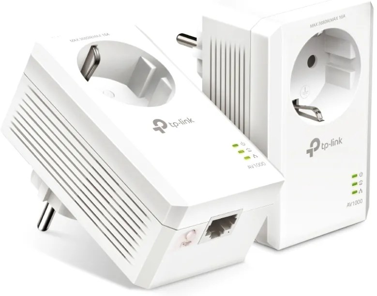 TP-LINK Powerline kit TL-PA7017P, Passthrough, AV1000 Gigabit, Ver. 4.0