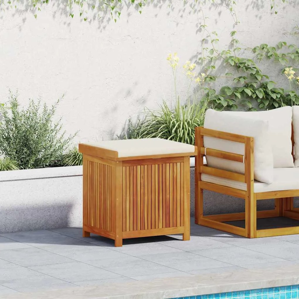 vidaXL Κουτί Μαξιλαριών Εξ. Χώρου 60x50x61 εκ. Μασίφ Ξύλο Ακακίας