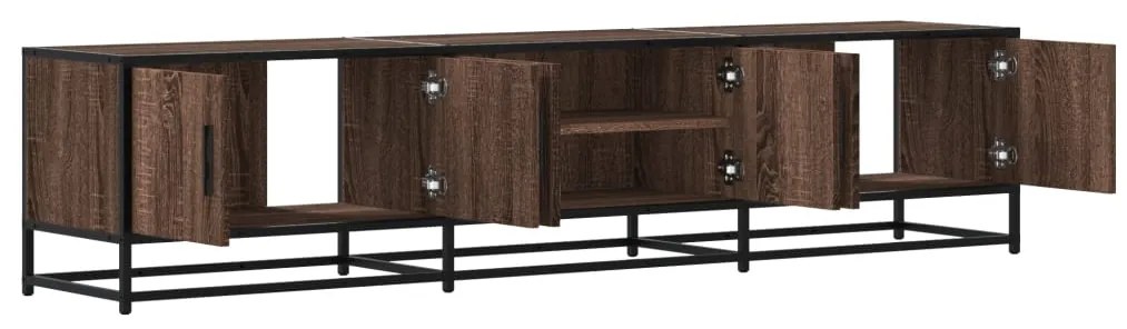 vidaXL Έπιπλο Τηλεόρασης Καφέ Δρυς 180x35x41 εκ. Επεξεργασμένο Ξύλο