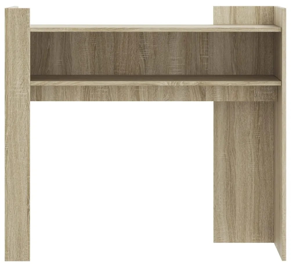 vidaXL Τραπέζι Κονσόλα Sonoma Δρυς 100x35x90 εκ. Επεξεργασμένο Ξύλο