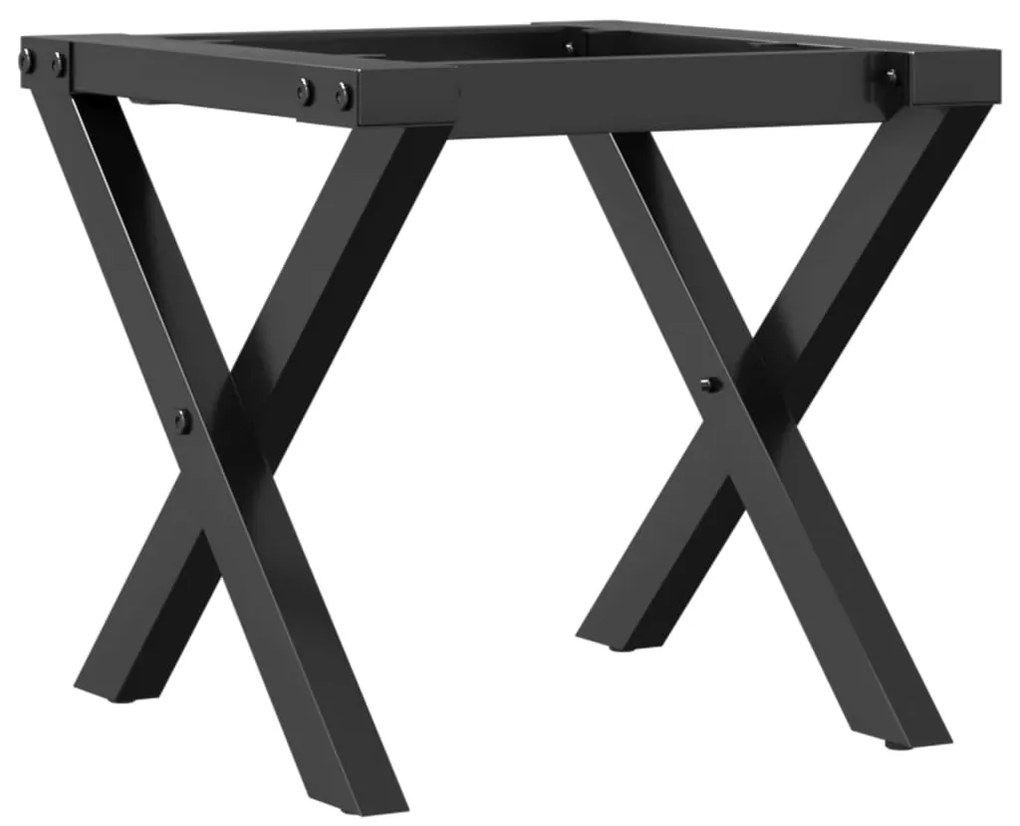 vidaXL Πόδια Τραπεζιού Σαλονιού σε Σχήμα «X» 30x30x33 εκ. Ατσάλι