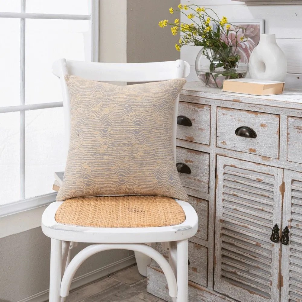 Μαξιλαροθήκη Διακοσμητική Anzio 14 Yellow Teoran 43X43 Cotton-Polyester
