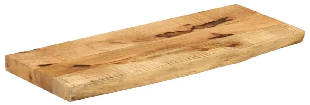 vidaXL Επιφάνεια Τραπεζιού 90x20x3,8 εκ. Live Edge Μασίφ Ξύλο Μάνγκο