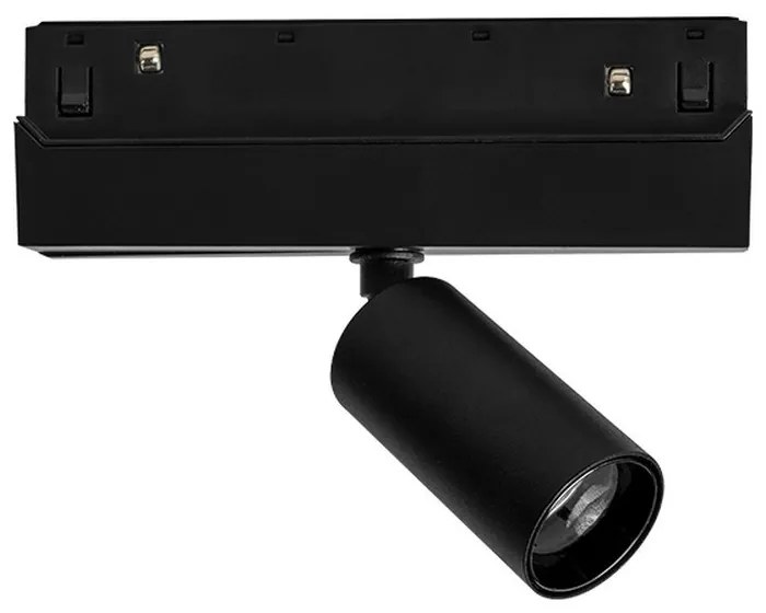 Σποτ Μαγνητικής Ράγας Μini HUBEM630B 3x6cm Led 600lm 6W 3000K Black Aca