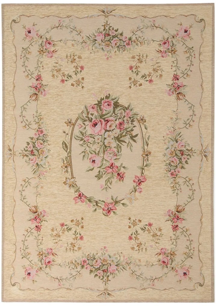 Χαλί Canvas 204J Beige-Pink Royal Carpet 75X150cm