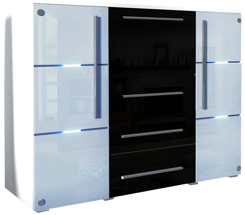 Μπουφές Bari-Mavro-Lefko - 139.00Χ39.00Χ115.00cm