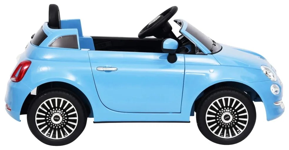 vidaXL Παιδικό Αυτοκίνητο Ηλεκτρικό Fiat 500 Μπλε