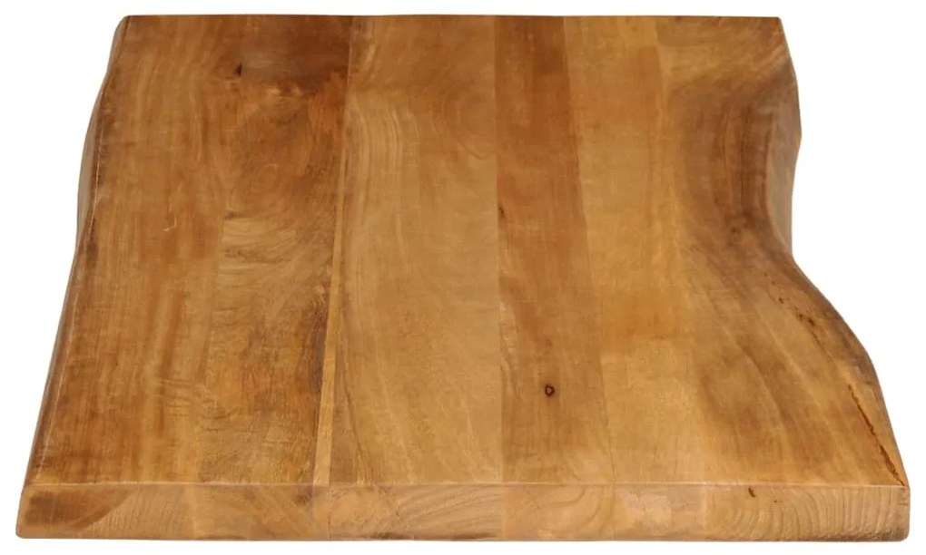 vidaXL Επιφάνεια Τραπεζιού 120x60x3,8 εκ. Live Edge Μασίφ Ξύλο Μάνγκο