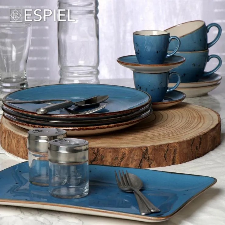Terra Blue Πιάτο Nordic/Step ρηχό 21εκ.