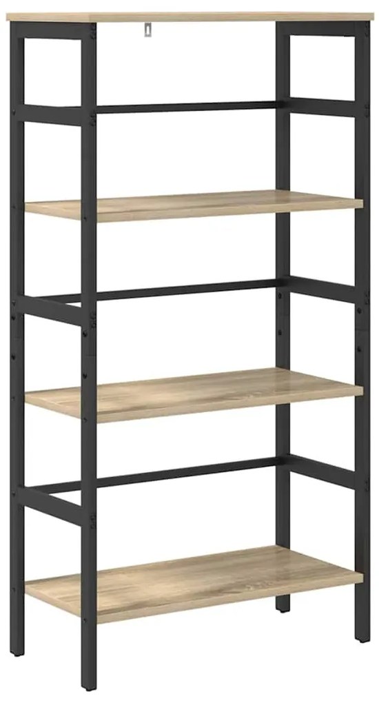 vidaXL Ράφι Βιβλίων Δρύς Sonoma 60 x 29,5 x 115 εκ Επεξεργασμένο ξύλο