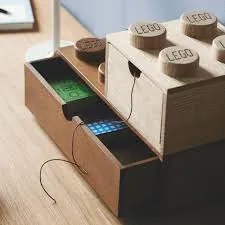 LEGO® ΞΥΛΙΝΟ ΚΟΥΤΙ ΤΕΤΡΑΓΩΝΟ ΣΥΡΤΑΡΩΤΟ OAK SOAP TREATED