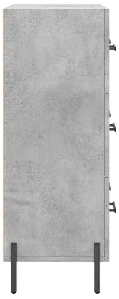 vidaXL Ντουλάπι Γκρι Σκυροδέματος 69,5x34x90 εκ. Επεξεργασμένο Ξύλο