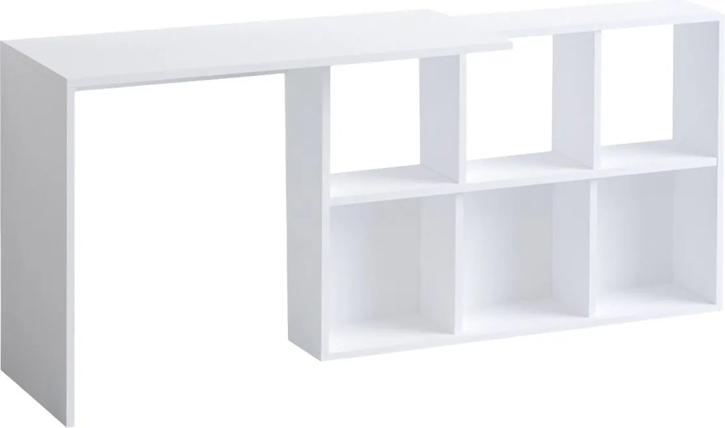 Γραφείο Λευκό / Δρυς NIZAS 145x45x74