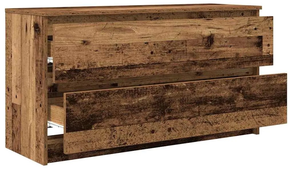 vidaXL Έπιπλο Τηλεόρασης Όψη Παλαιού Ξύλου 100x35x54 εκ. Επεξ. Ξύλο