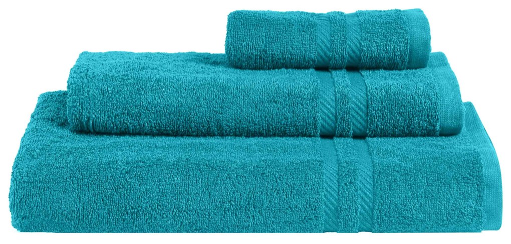 Πετσέτα AVELA CARIBBEAN BLUE Τυρκουάζ Πετσέτα μπάνιου: 80 x 150 εκ. MADI