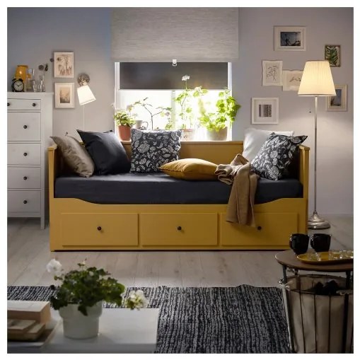 HEMNES κρεβάτι επισκέπτη day-bed με 3 συρτάρια, 80x200 cm 405.838.40