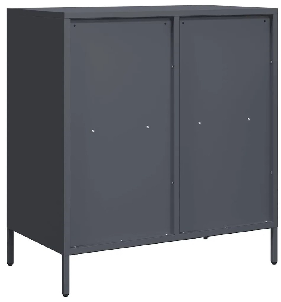 vidaXL Ντουλάπι Ανθρακί 68x39x73,5 εκ. από Χάλυβα Ψυχρής Έλασης