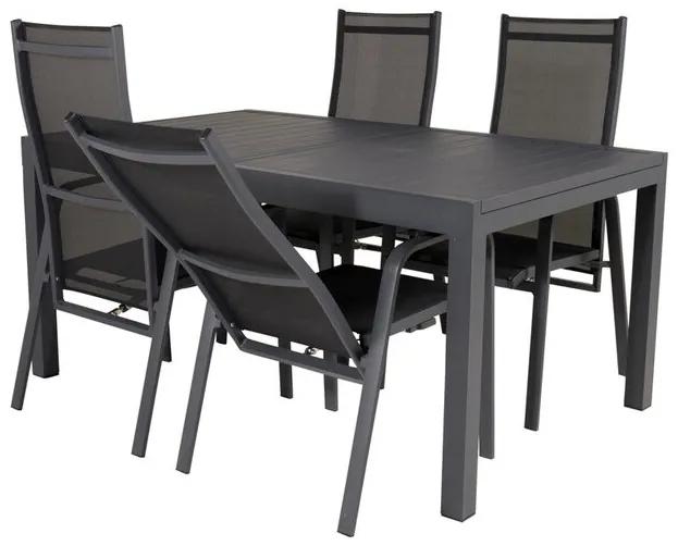Σετ Τραπέζι και καρέκλες Dallas 3579, Μέταλλο, Μέταλλο, Ύφασμα | Epipla1.gr