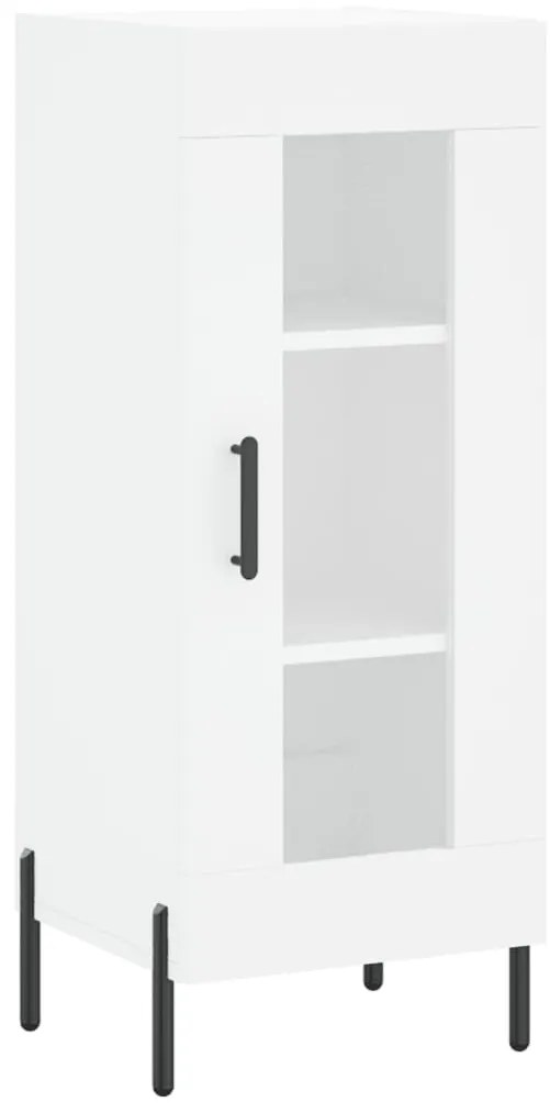 vidaXL Ντουλάπι Λευκό 34,5 x 34 x 180 εκ. από Επεξεργασμένο Ξύλο