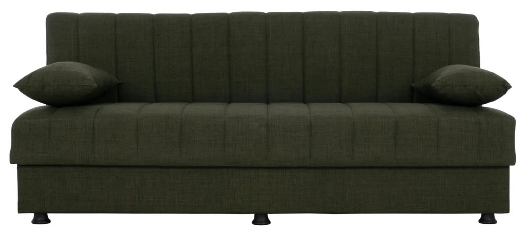 Καναπές - Κρεβάτι Andri 3θέσιος Σκούρο Λαδί 180x72x77 εκ. 180x72x77 εκ.