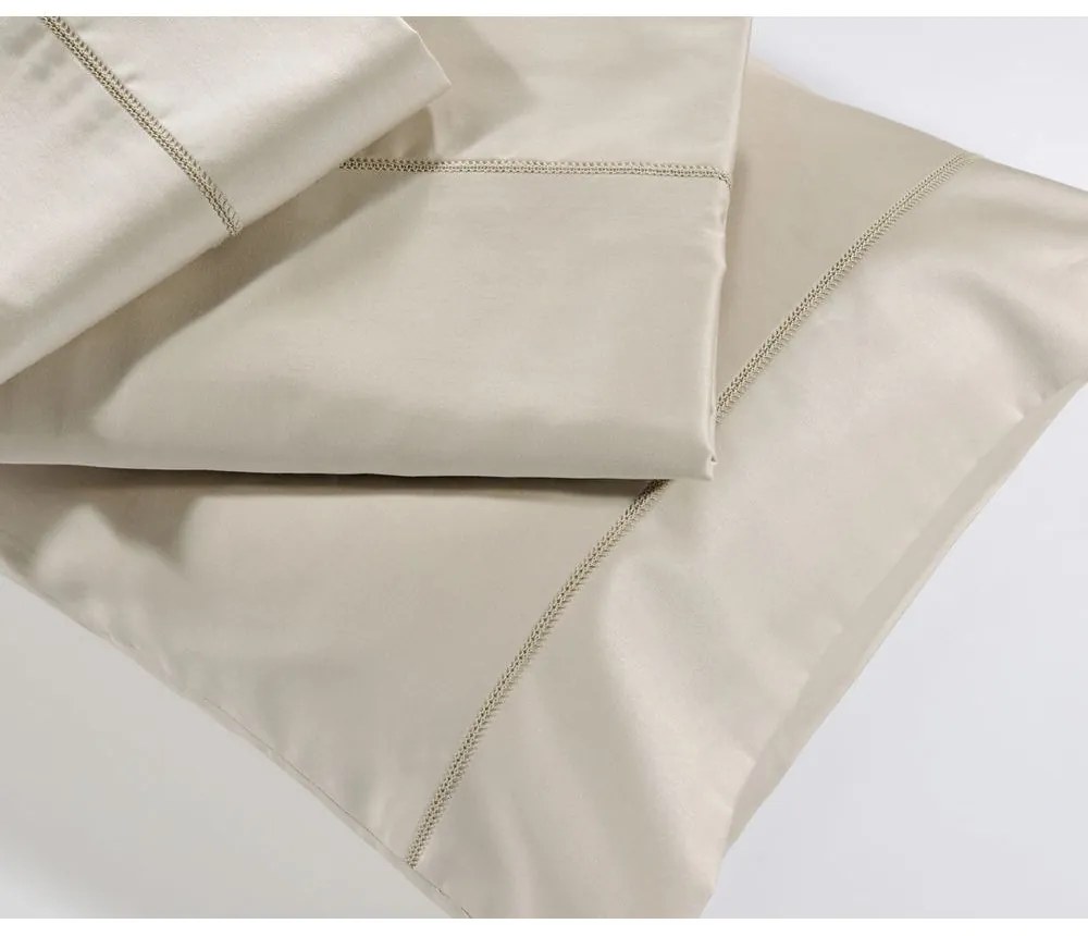 Σεντόνια S250/03 (Σετ 4τμχ) Sand Down Town King Size 280x290cm 100% Cotton Satin