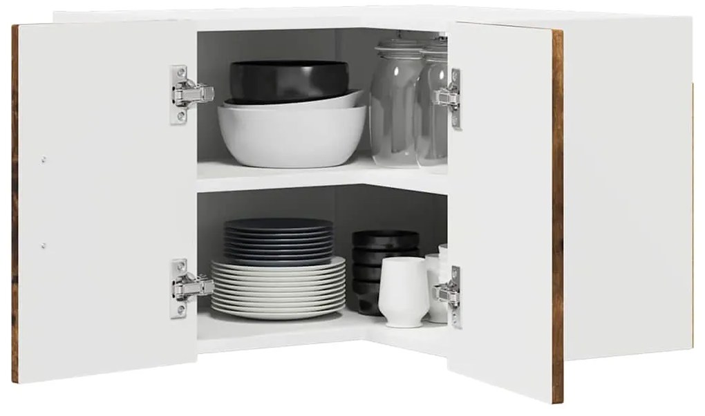 vidaXL Ντουλάπα Κουζίνας Καπνιστό Δρύς 57 x 57 x 40 εκ.