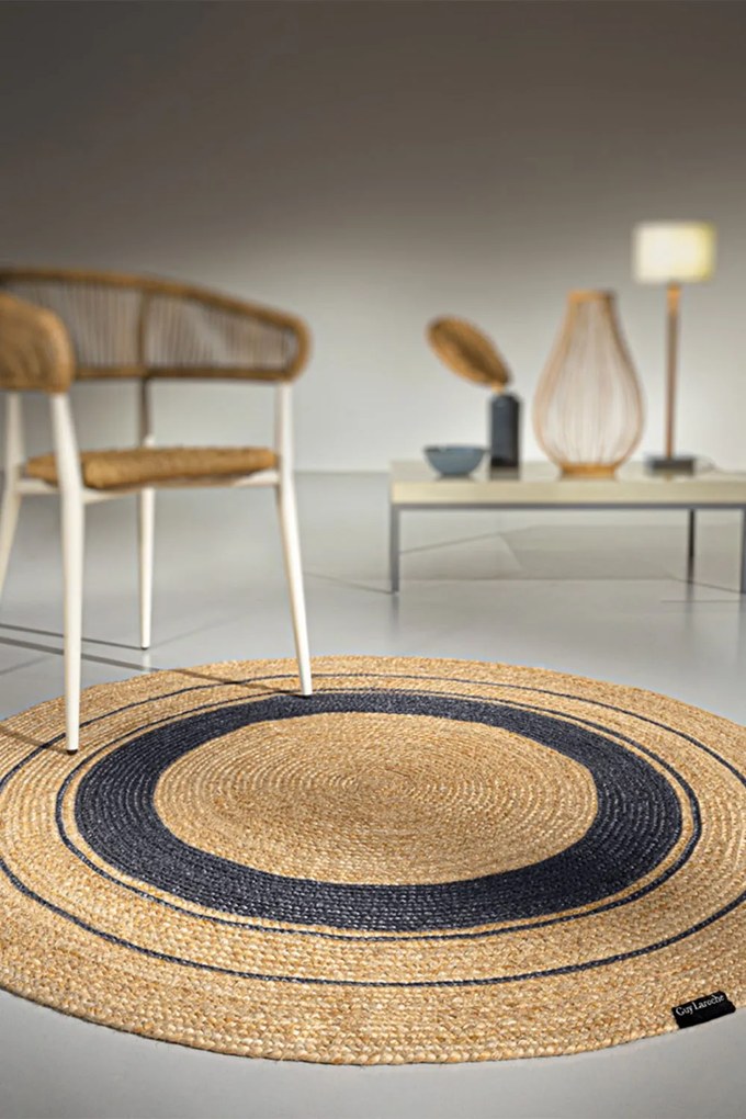 Χαλί Grande Round Anthracite Guy Laroche 150X150cm Round