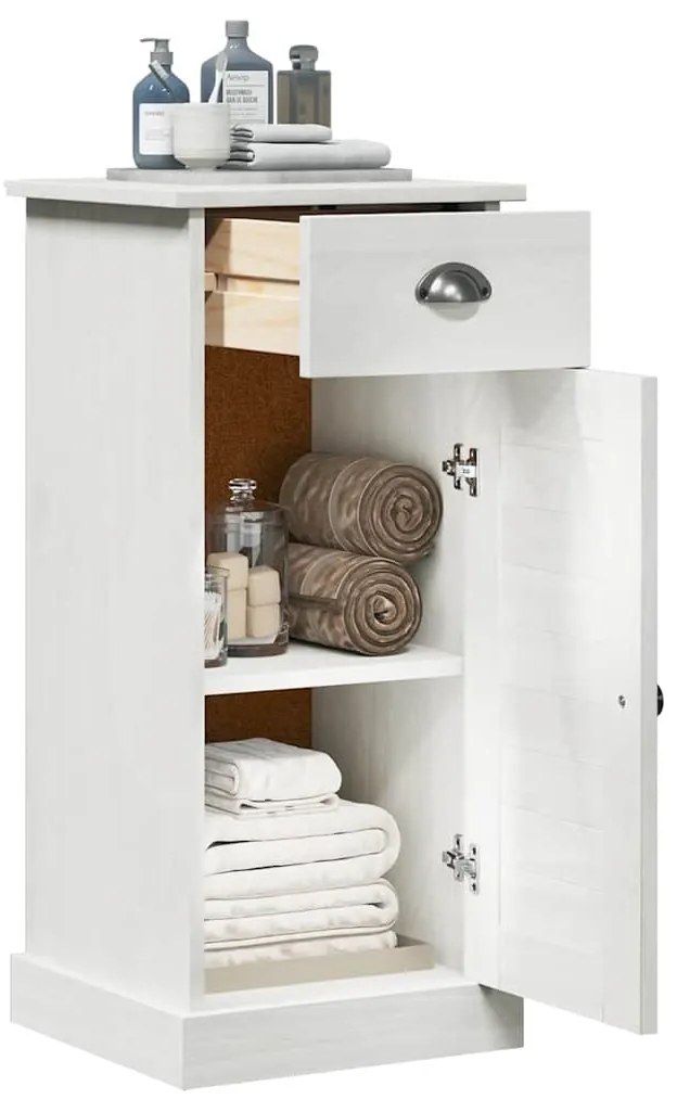 vidaXL Ντουλάπι Μπάνιου VIGO Καφέ και Μέλι Καφέ 37,5 x 34 x 80 cm