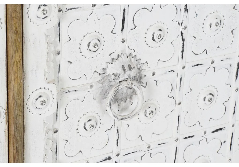 Σκευοθήκη DKD Home Decor   Λευκό Φυσικό Ξύλο από Μάνγκο 165 x 45 x 100 cm