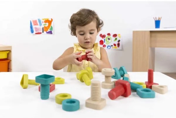 Σετ δραστηριοτήτων Miniland "Eco Activity Nuts & Bolts"