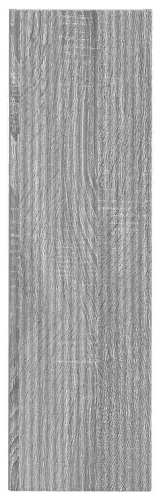 vidaXL Ντουλάπι Τηλεόρασης Τοίχου Γκρίζο Σονομα 30 x 31 x 100 εκ.