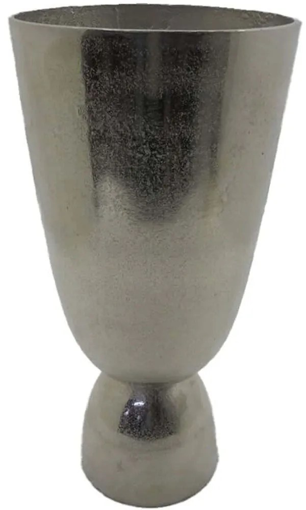 Βάζο Luxor 029029 19x19x40cm Nickel Αλουμίνιο