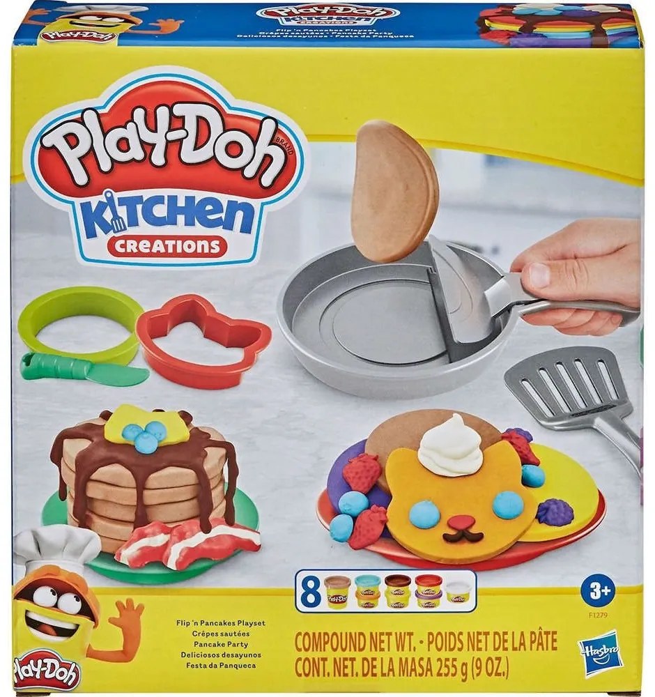 Πλαστελίνη - Παιχνίδι Play-Doh Δημιουργίες Κουζίνας Pancakes F1279 Multi Hasbro