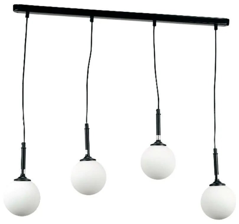 Φωτιστικό Οροφής Ράγα 4514-4 80cm 4xG9 Black Inlight