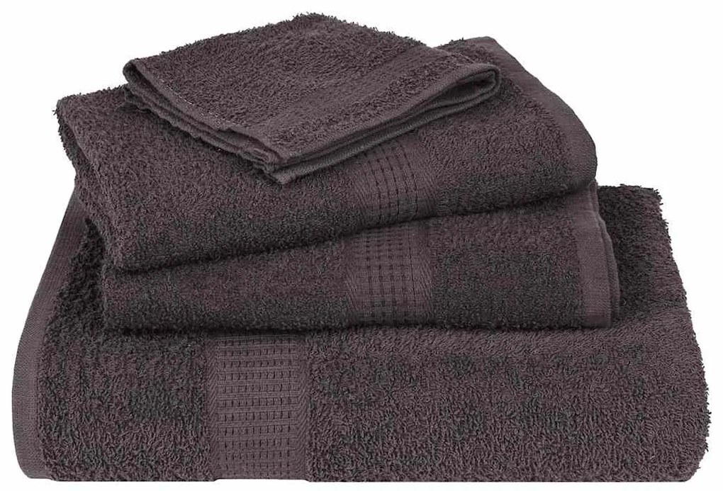 vidaXL Χειροπετσέτες FROGN 50 τεμ. Ανθρακί 50x100 εκ. 360 γρ./μ²