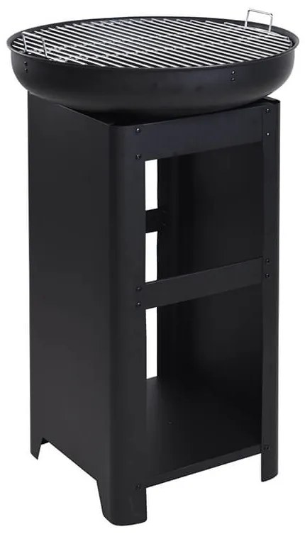 Ψησταριά BBQ κάρβουνου με αποθηκευτικό χώρο, σχάρα και διαστάσεις 90x61cm