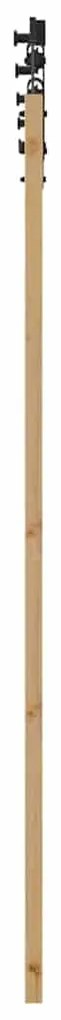 vidaXL Συρόμενη Πόρτα ORKDAL Καφέ 73.5 x 198.5 εκ. Ξύλο και μέταλλο