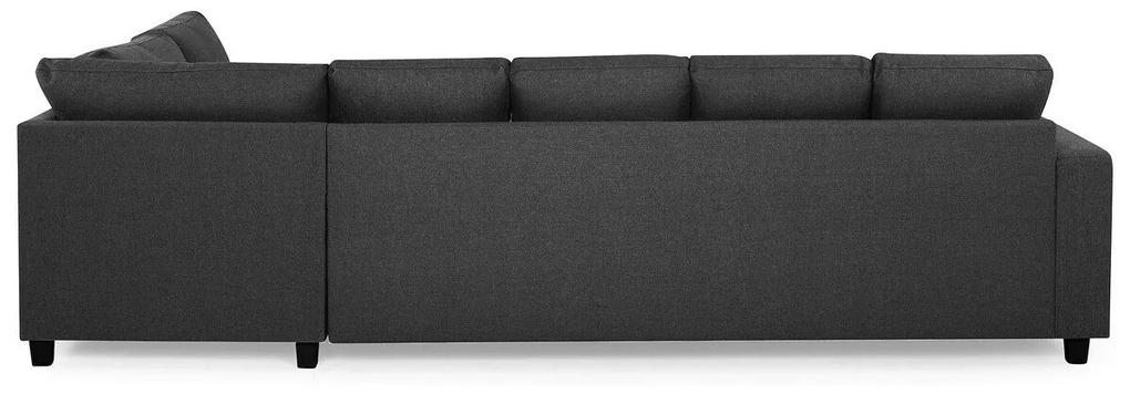 Γωνιακός Καναπές Scandinavian Choice C174, Μαύρο, Γκρι, 300x195x92cm, 130 kg, Πόδια: Πλαστική ύλη | Epipla1.gr
