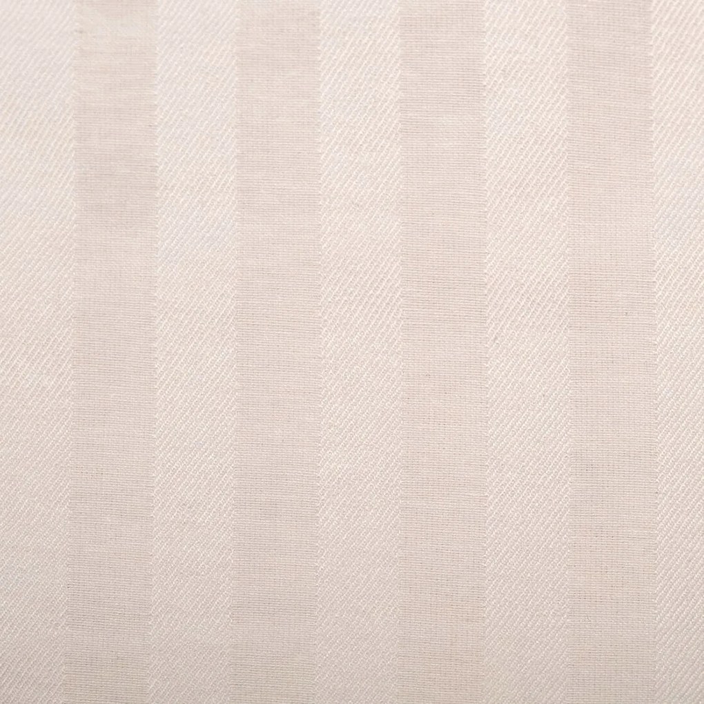 Ζεύγος Μαξιλαροθήκες (50x70) Viopros Satin Stripe 850 Εκρού