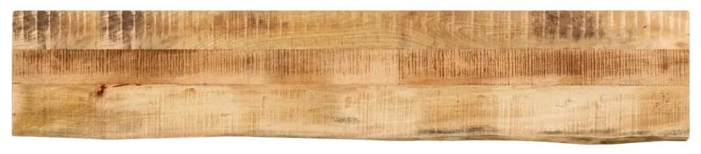 vidaXL Επιφάνεια Τραπεζιού 140x20x3,8 εκ. Live Edge Μασίφ Ξύλο Μάνγκο