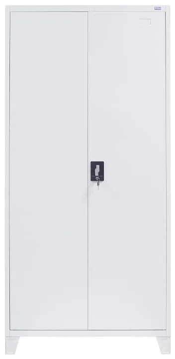 Ντουλάπα Everet Fylliana Μεταλλική Λευκό 90x40x190 εκ. 90x40x190 εκ.