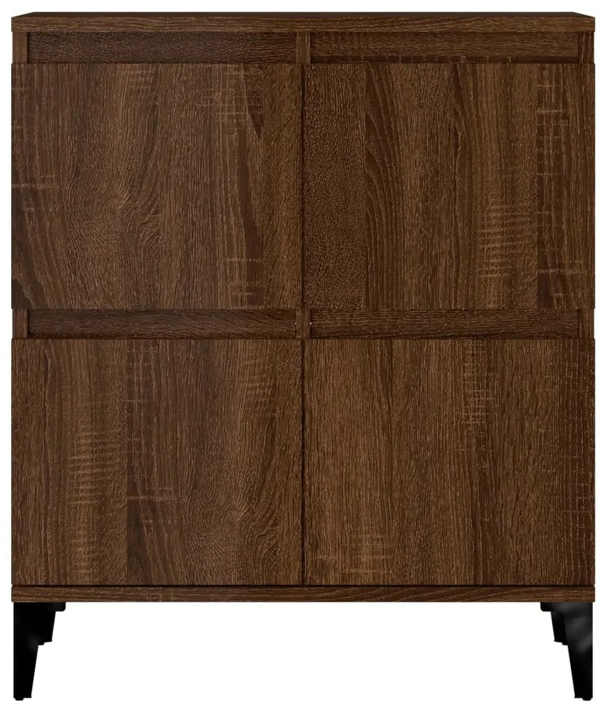 vidaXL Μπουφές Καφέ Δρυς 60x35x70 εκ. από Επεξεργασμένο Ξύλο