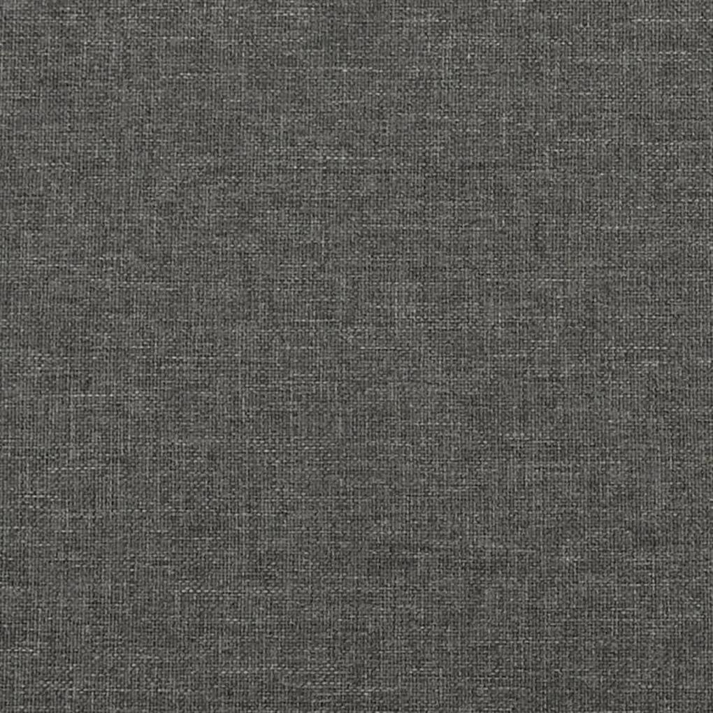 vidaXL Στρώμα με Pocket Springs Σκούρο Γκρι 120x200x20 εκ. Υφασμάτινο