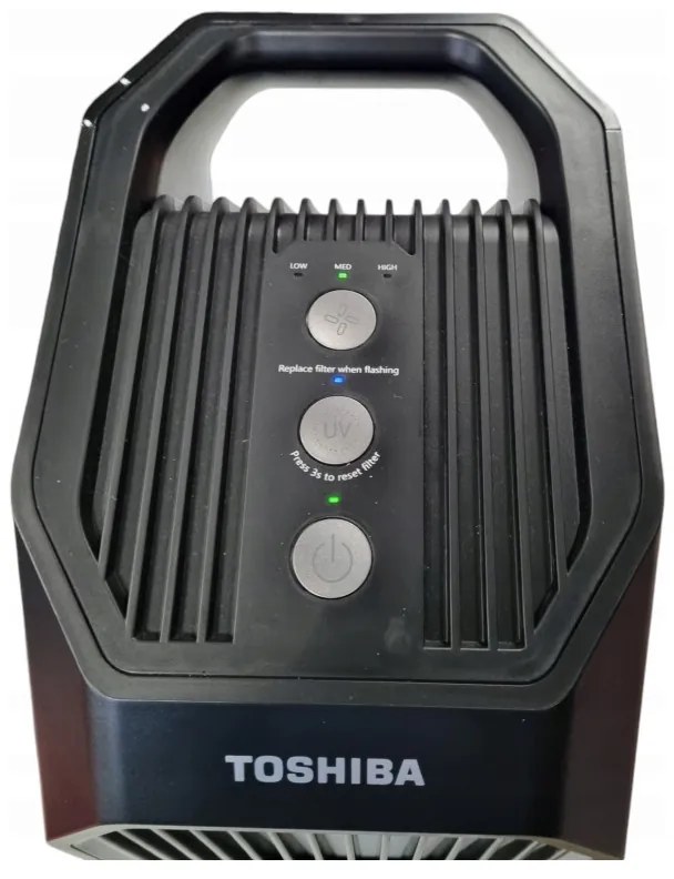 Καθαριστής αέρα Toshiba CAF-Z45FR, 20 m2, 54 W, 228 m3/h, 3 λειτουργίες, ιονισμός, HEPA, 32 dB, Μαύρο