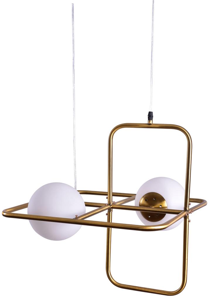 SE 133-2PS ATHEN PENDANT LAMP BRUSHED BRASS 1A4