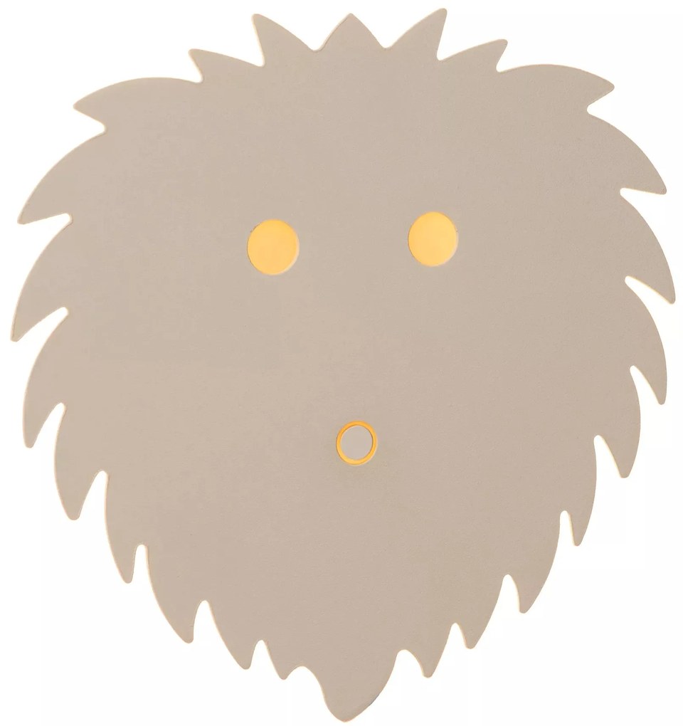 Φωτιστικό Επίτοιχο Lucide 44204-08-38 CHARLIE Μπεζ/Κρεμ (Beige/Creme)|Μαύρο Ματ (Black Mat) 2700 K