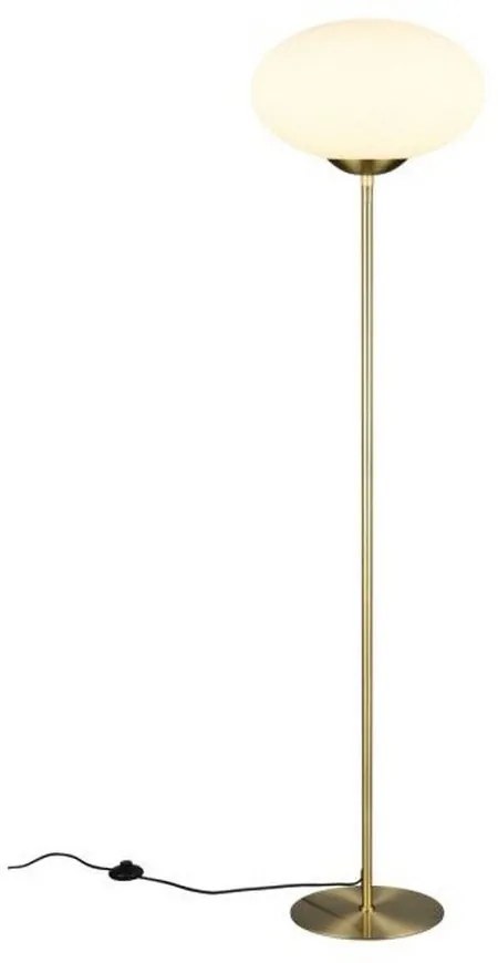 Φωτιστικό Δαπέδου Fomento 463100108 40x150cm 1xE27 15W Brass-White Trio Lighting