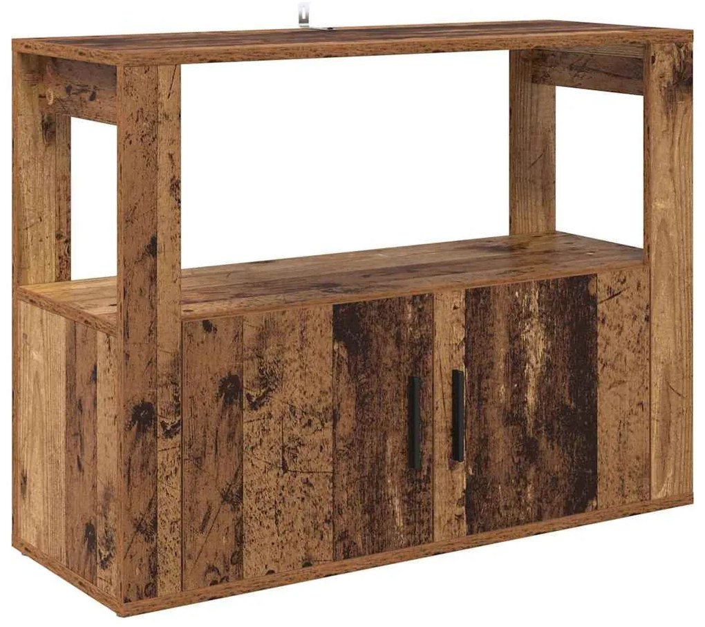 vidaXL Πλαϊνό γραφείο Παλαιό ξύλο 80 x 30 x 60 cm Επεξεργασμένο ξύλο